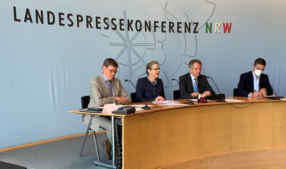 Landespressekonferenz mit den Spitzenorganisationen der NRW-Wirtschaft