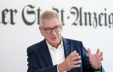 Arndt G. Kirchhoff im Interview beim KStA - Foto: Max Groenert